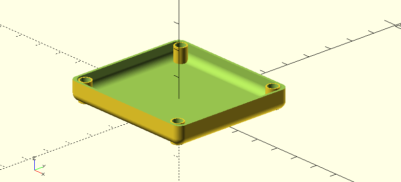 OpenSCAD Parametric Bumper