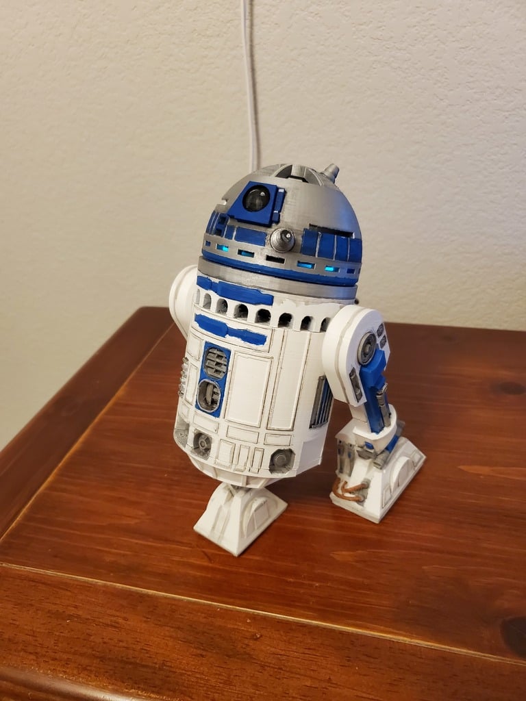 R2D2 and R6 Astromech Echo Dot Stand