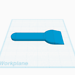 build plate scraper 3D model