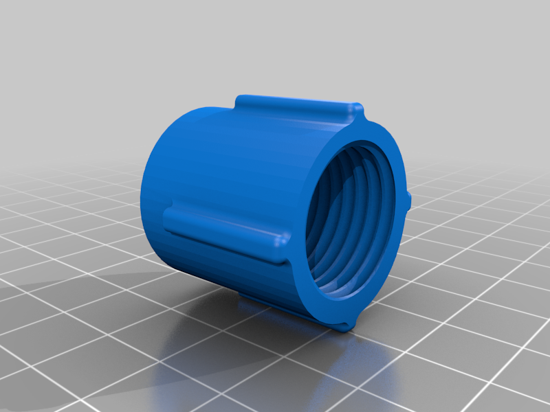 Drip tape connector, 16 mm. 3D model.