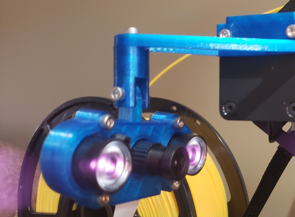 PI InfraRed 3D Printer Stepper Motor Camera Mount 