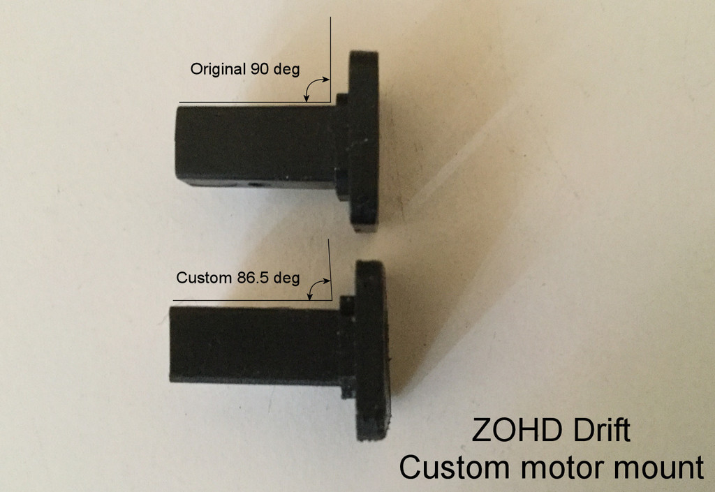 ZOHD Drift custom motor mount