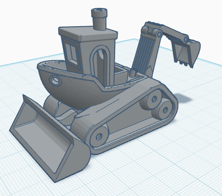 Excavator/Bulldozer Benchy