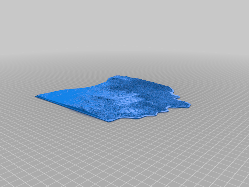 Ohio Height Map