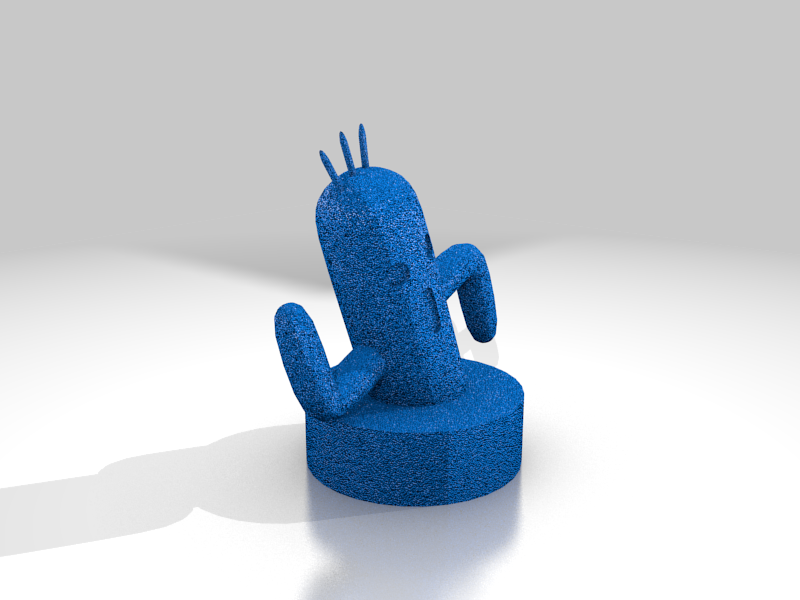 Cactuar with 1 inch base