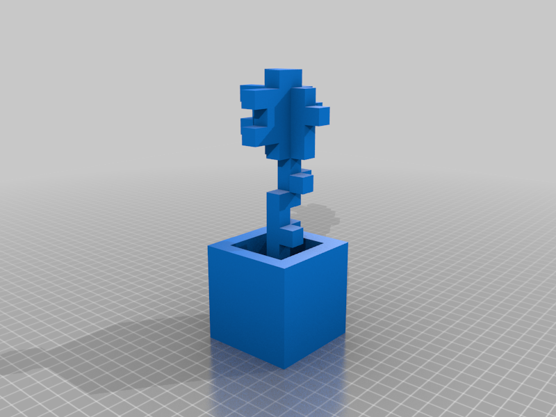 rose in a pot (minecraft)