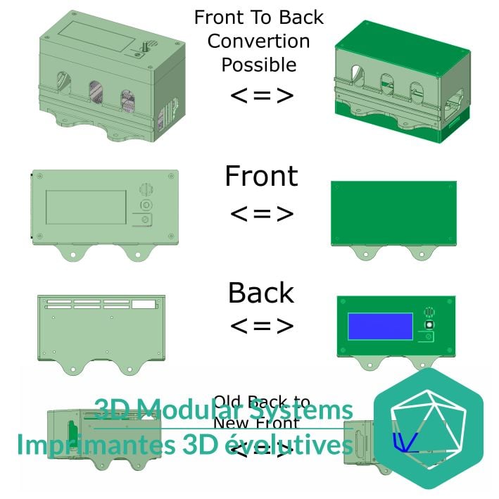 V1 + V2.0 Scalar - Electronic Box for MEGA+RAMPS+LCD2004