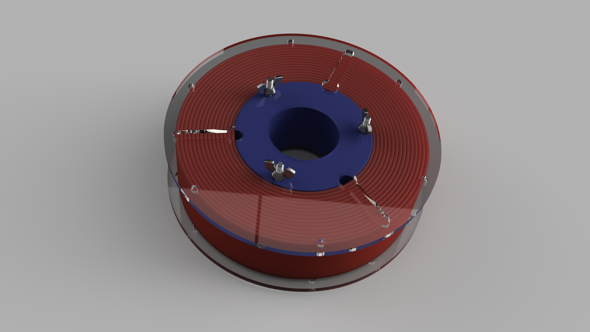 3DLaserSpool - 3D-printer Filament refill spool