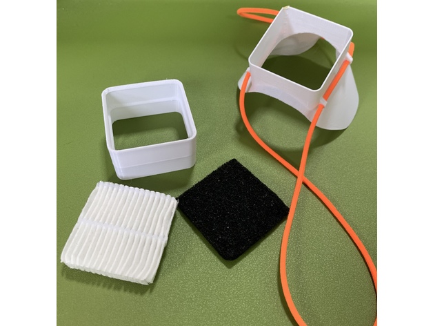 Reusable Face Mask Washable Fitting Interchangeable Hepa Filter By Funmun Thingiverse - Diy Hepa Filter Mask