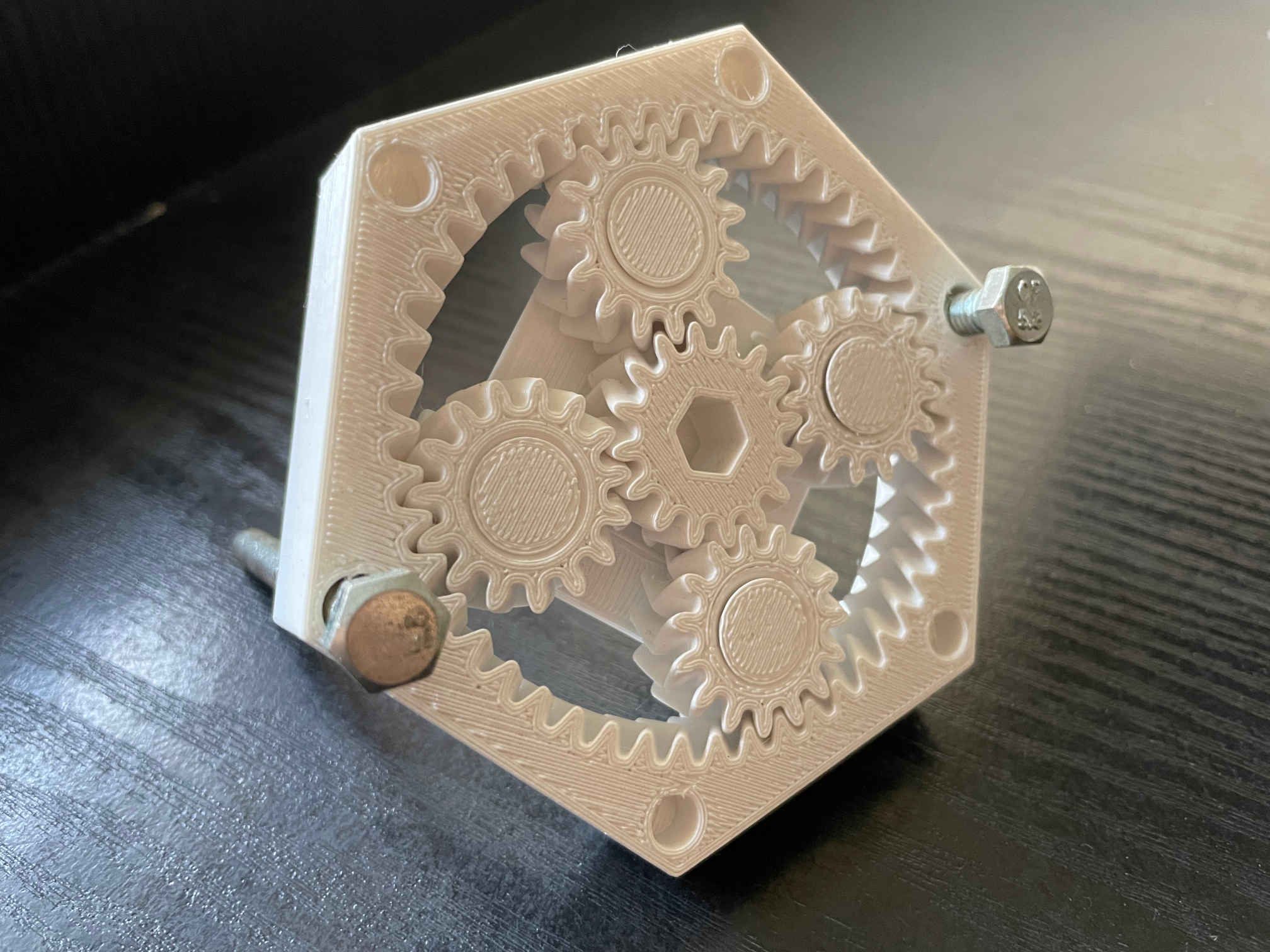 Print In Place Stackable Planetary Gear Set 1:4