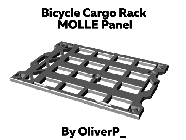 Bicycle Cargo Rack MOLLE Panel
