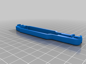 Olight Mlok pressure pad mount 3 slot 3D model