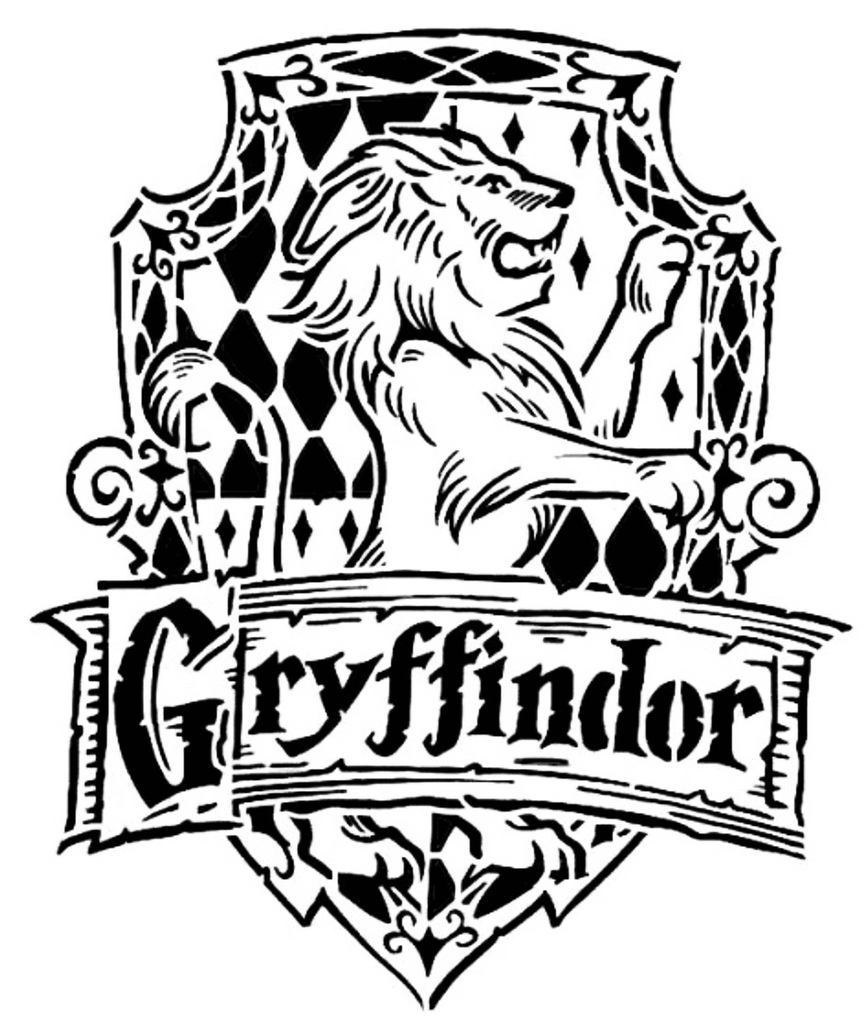 Gryffindor stencil 2