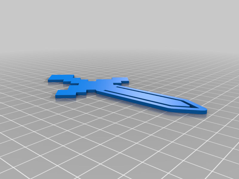 Minecraft Sword Bookmark