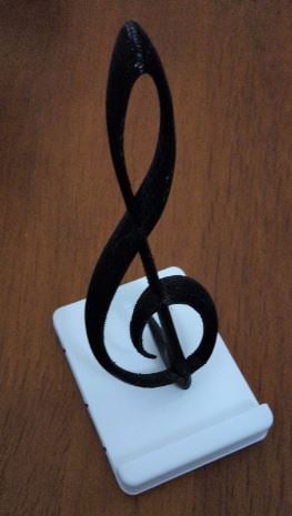 Violin key phone holder