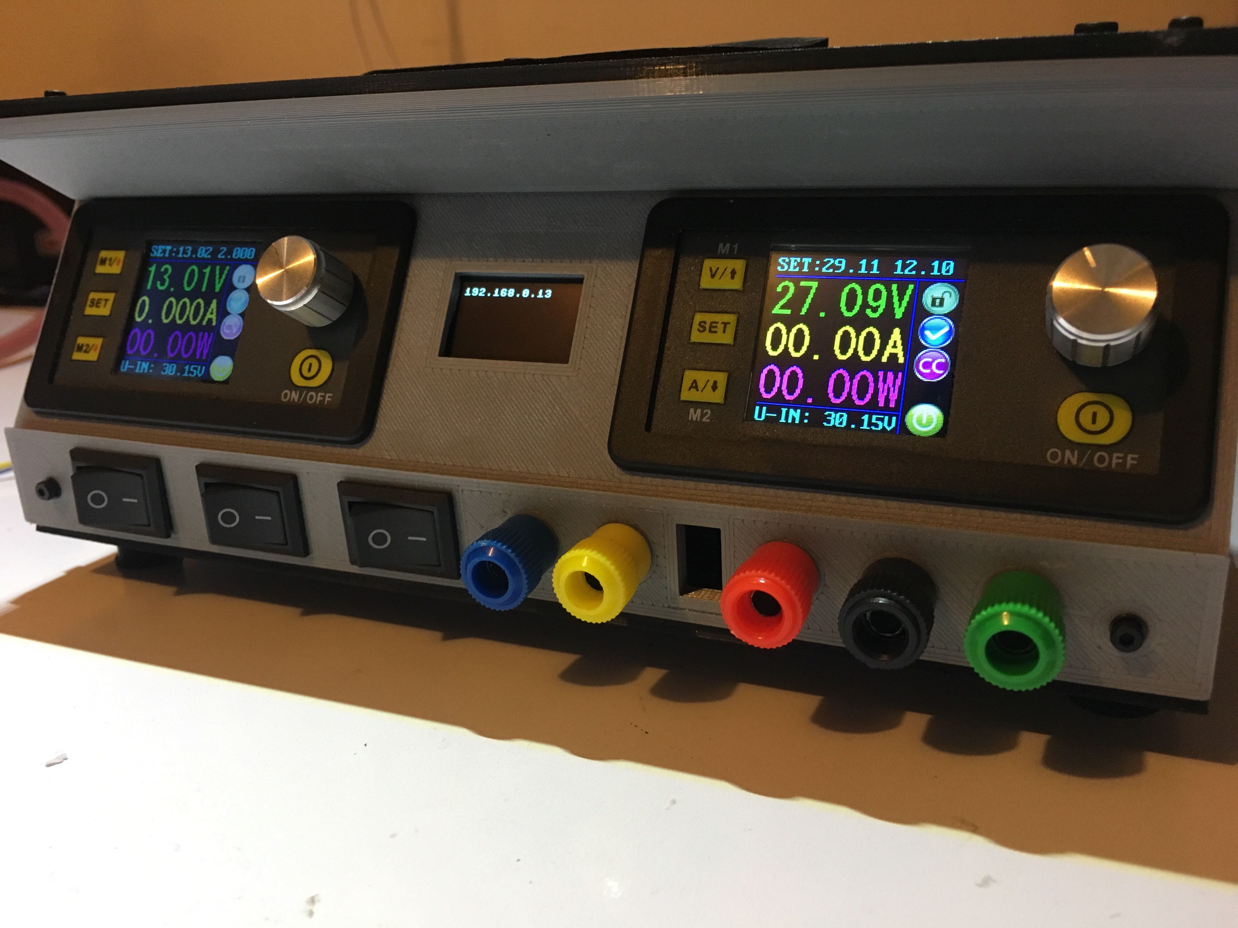 Dual Output DIY Power Supply w/OLED (ESP8266 Controlled)