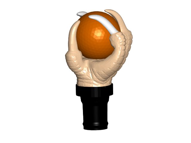 Eagle Claw/Ball Topper ($7 Cane/Walking Hiking Sticks)
