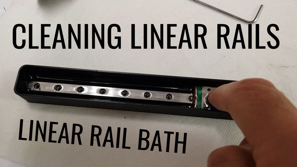 Linear Rail Bath - Clean your linear rails