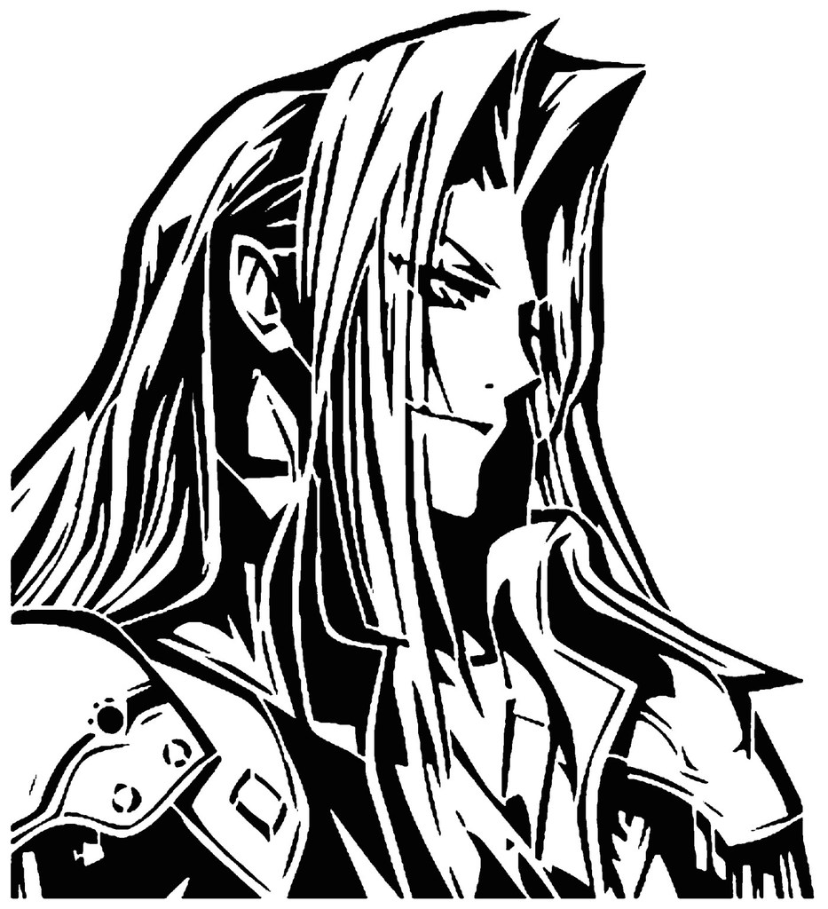 Sephiroth stencil