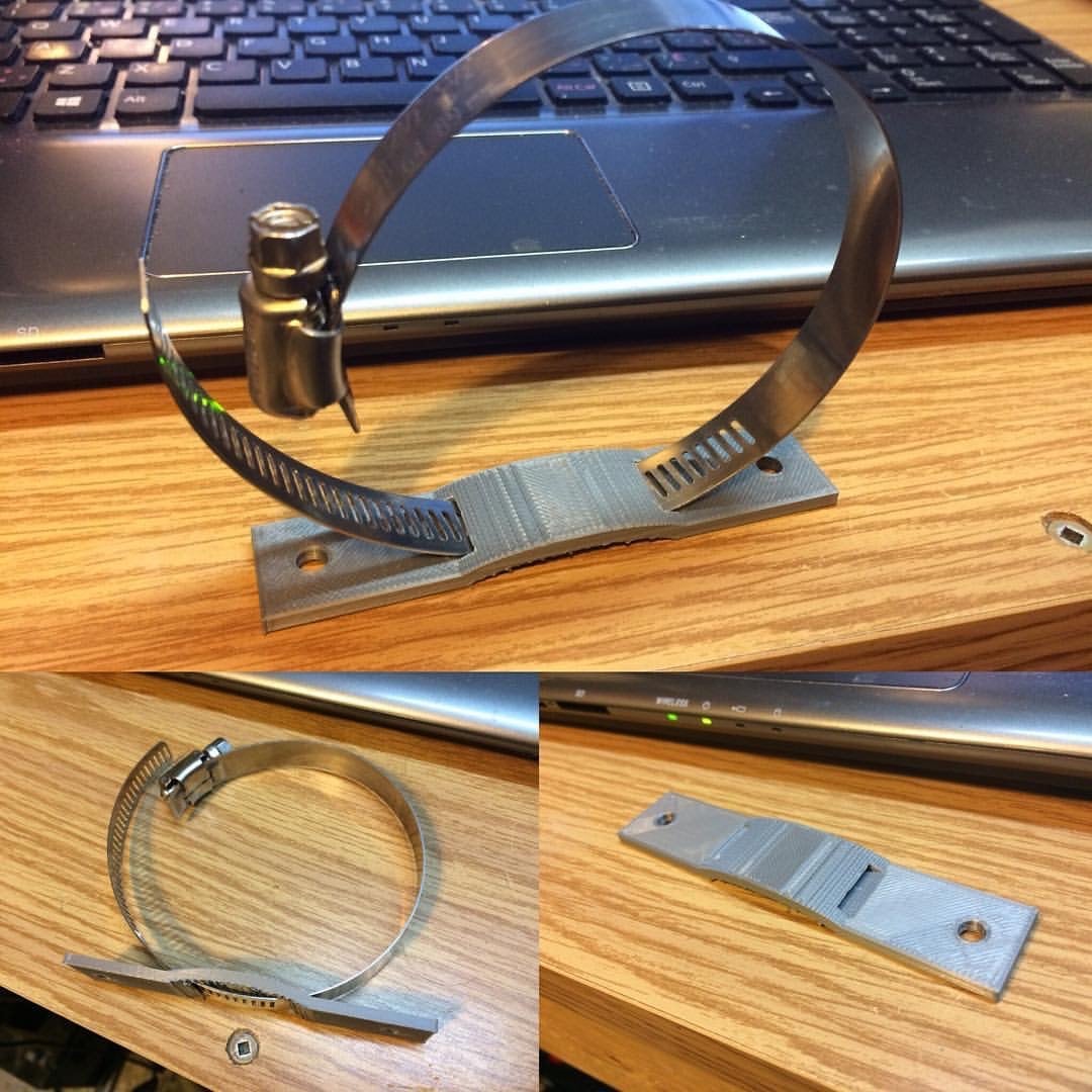 Hose Clamp Mount
