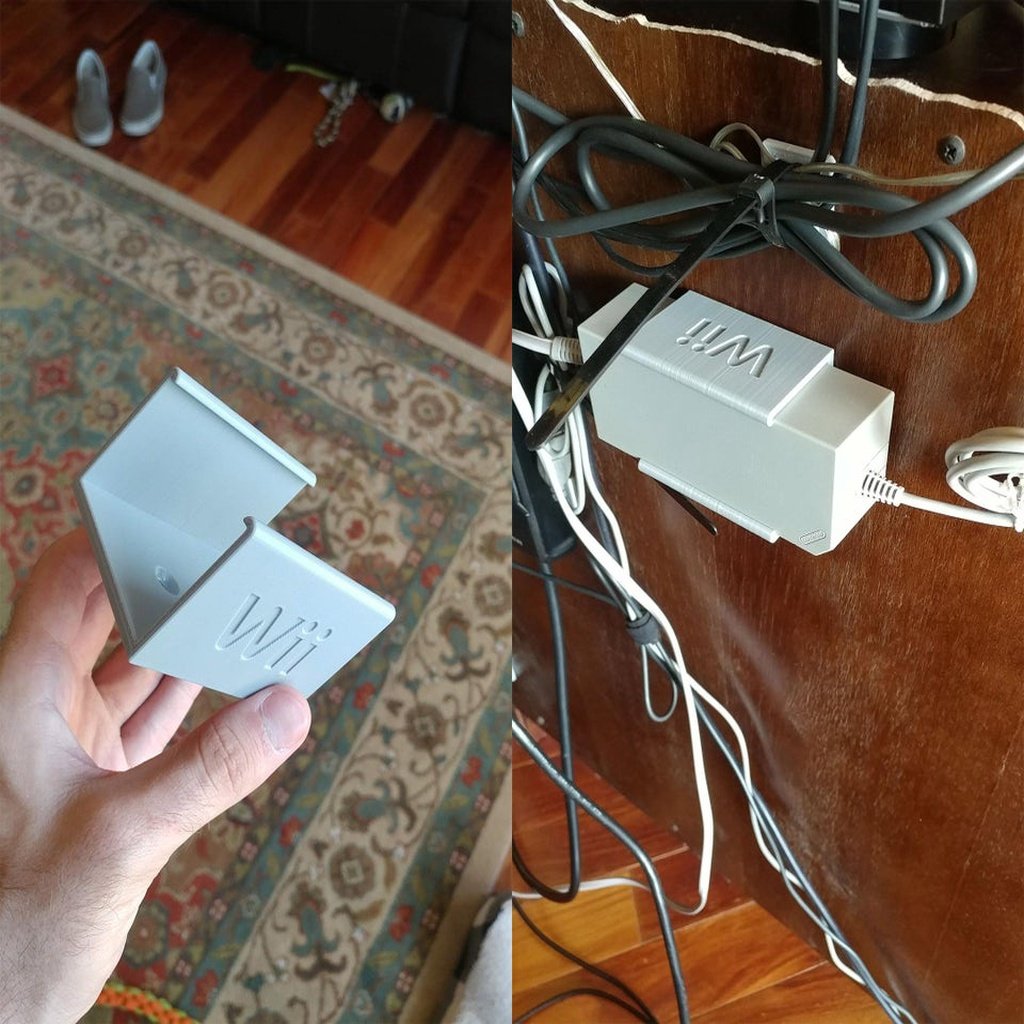 Wii PSU/Power Brick Mount