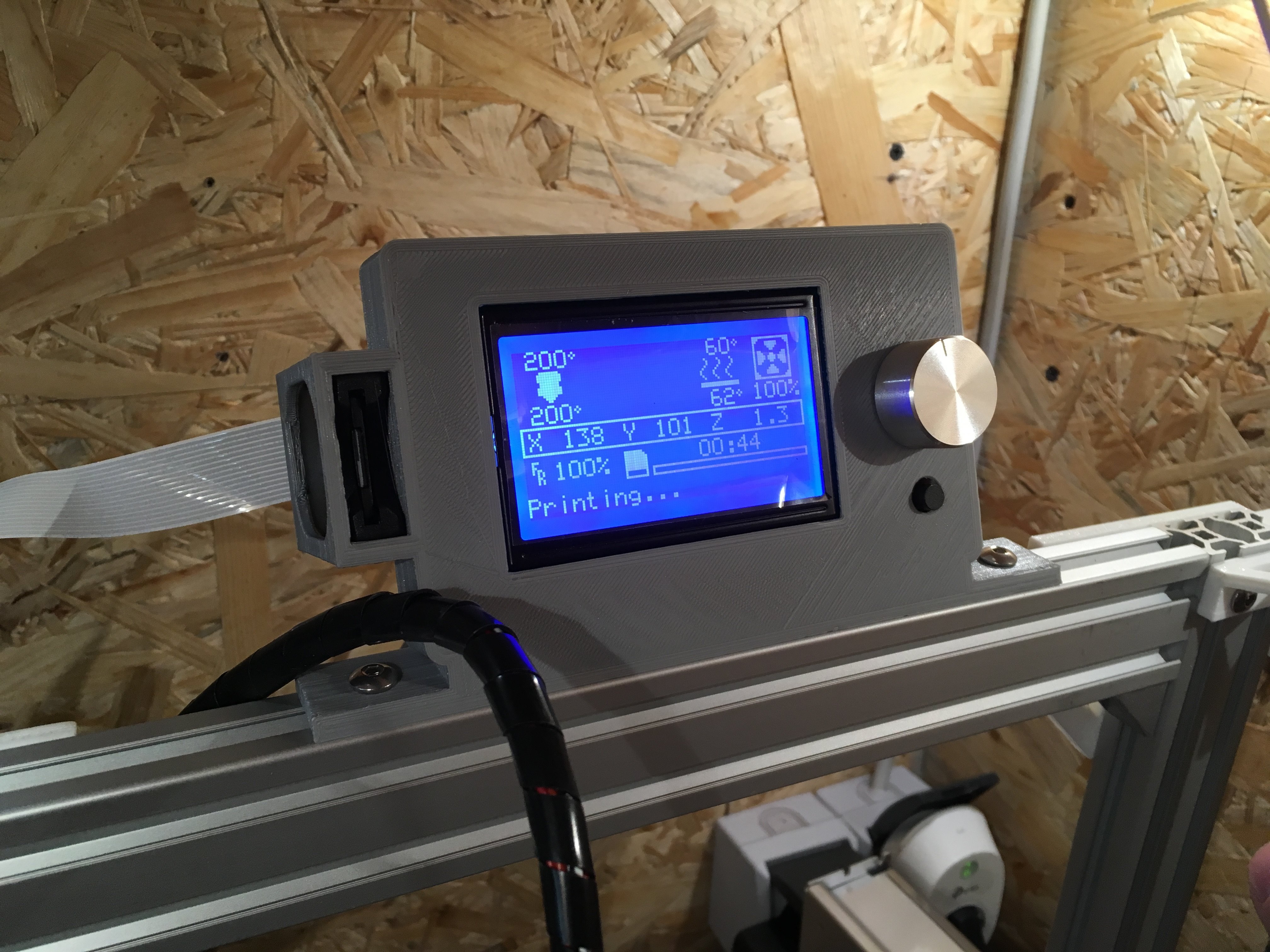 Anet M8 Display und SD Kartenhalter