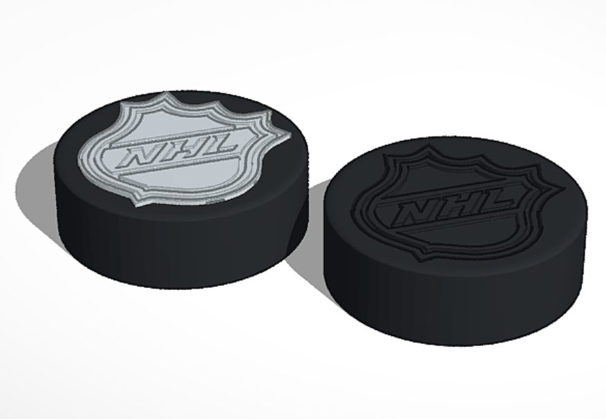 NHL Hockey Puck Logo