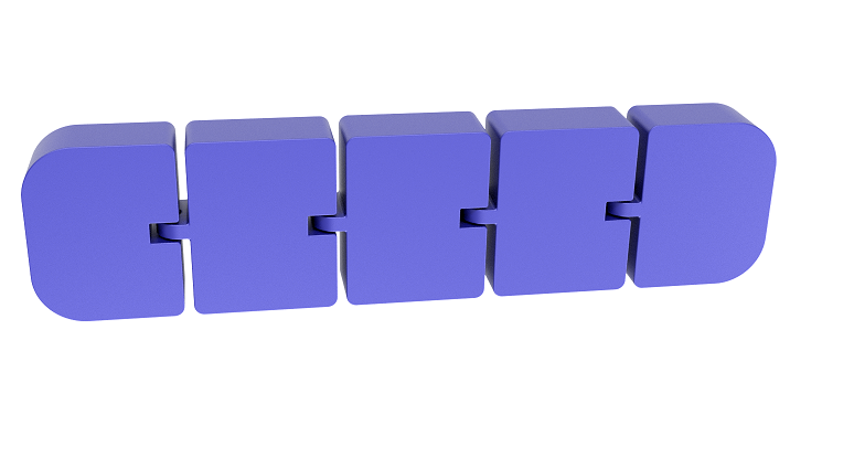 Blank personalised name flexible blocks 5