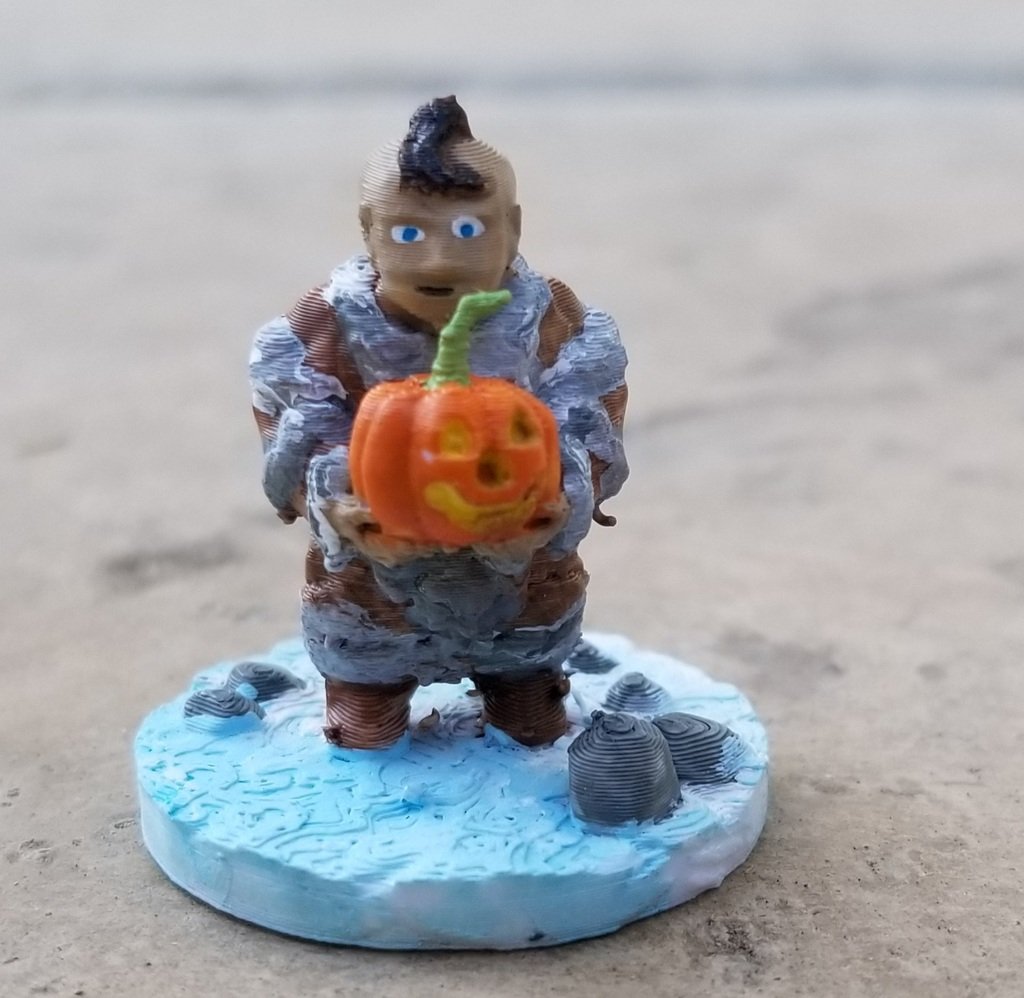 Ice Age Pumpkin Kid