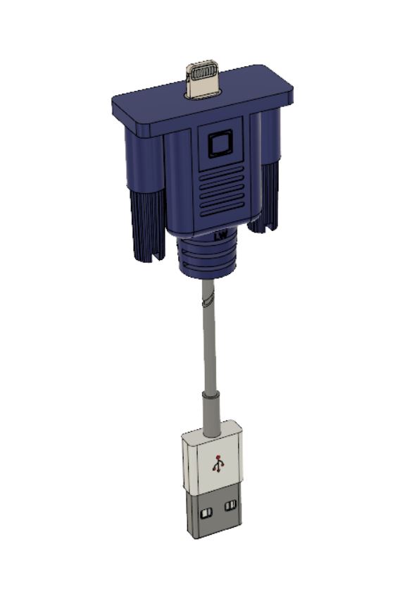 D-sub lightning case