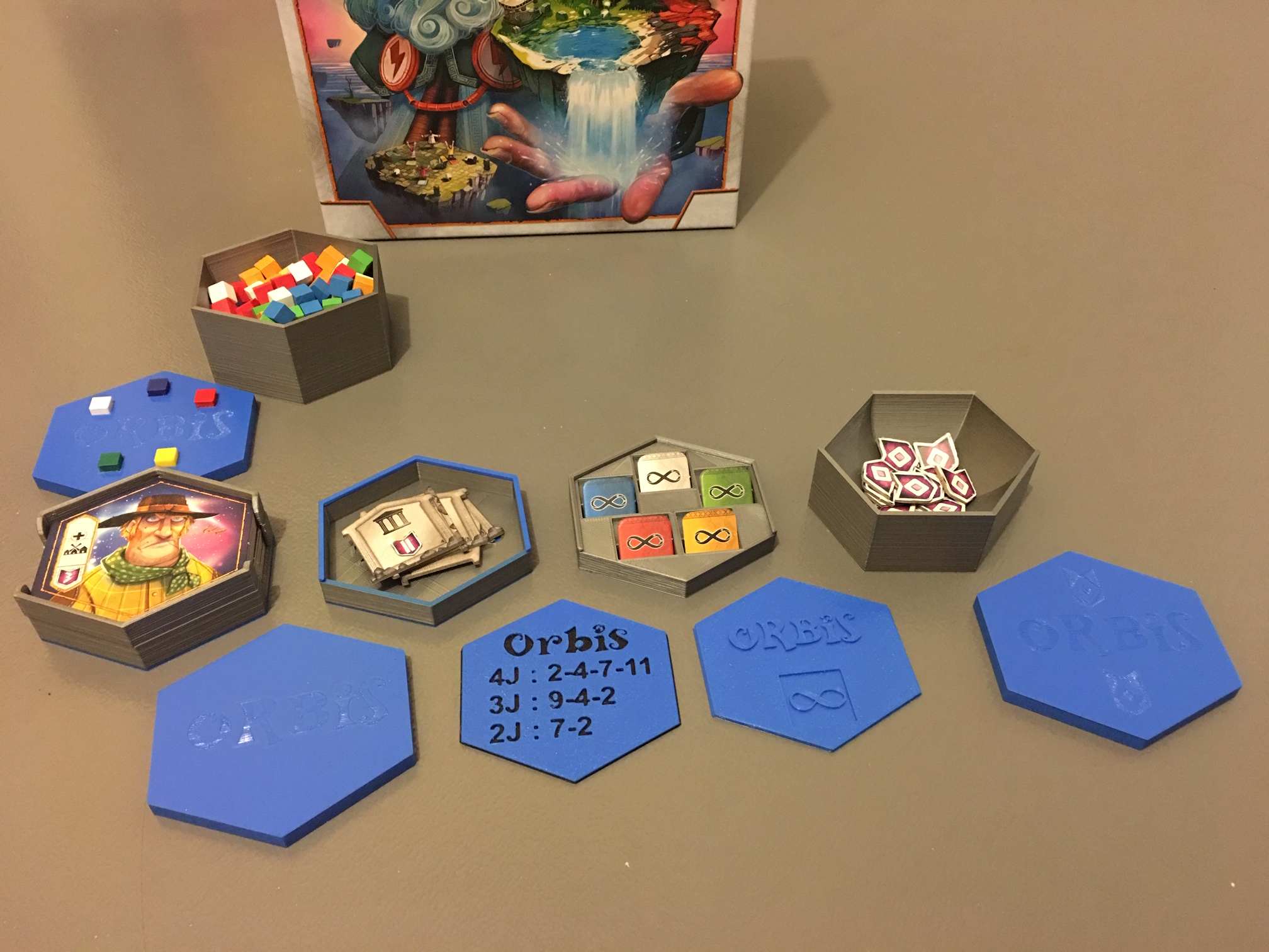 Boites pour orbis pour compléter le make de Corentiny - boxes for orbis to complete Corentiny's make