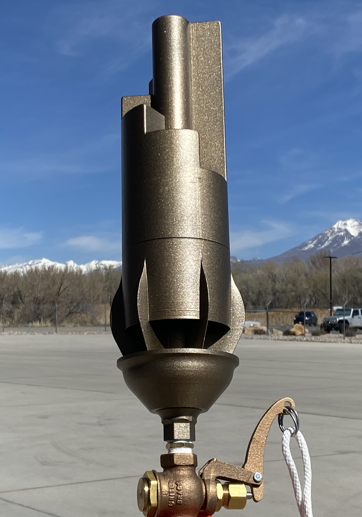 Santa Fe Railroad 4" 6-Chime Whistle