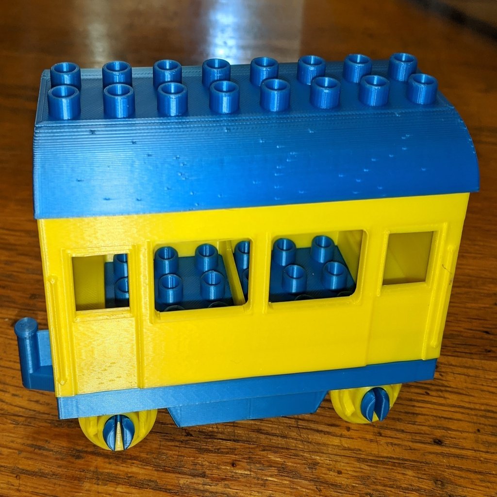 Lego Duplo Train Car/Wagon (Snap Together)