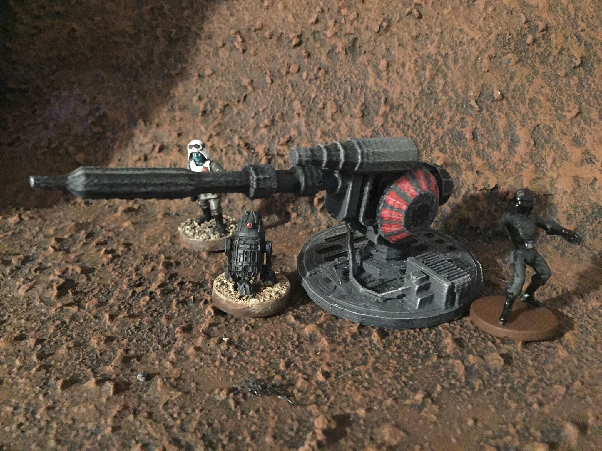 Super Blaster 920 Laser Cannon (star wars legion scale)
