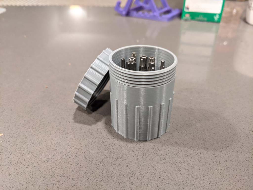 Hex Bit Jar Holder