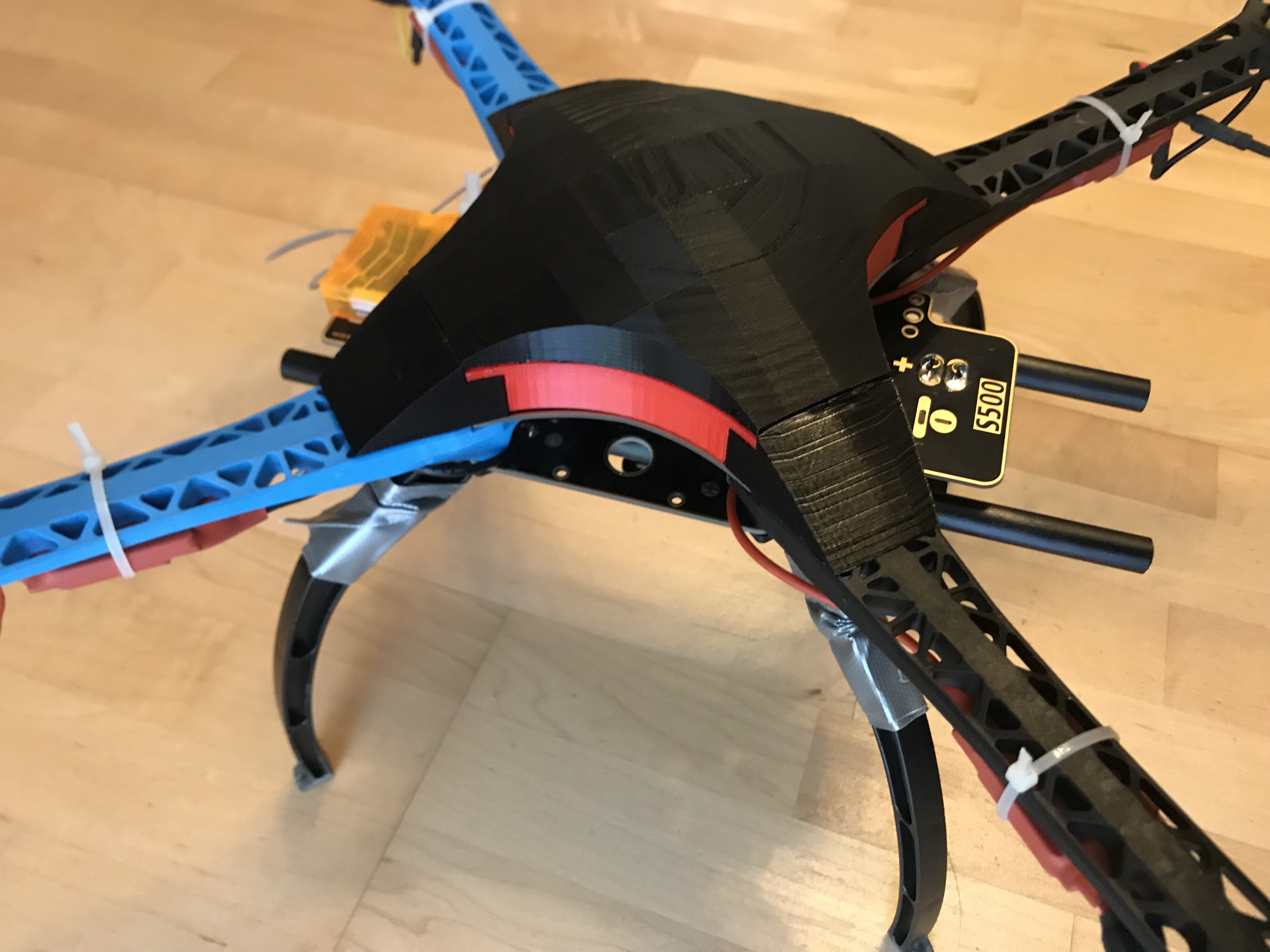 SMS500 - sleek, modular S500 drone cover
