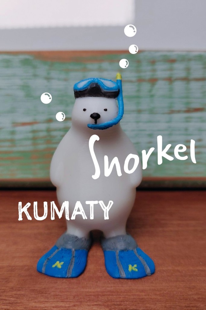 KUMATY : Snorkeling Polar Bear