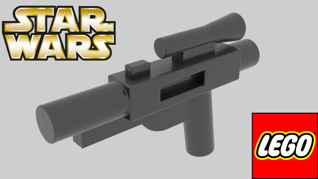 Star Wars LEGO Gun - Split for Easier Printing