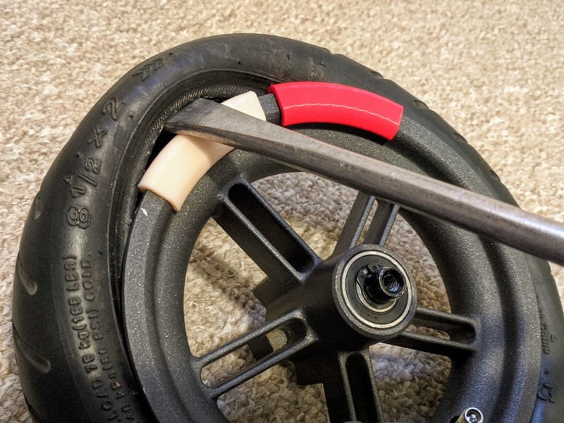 Xiaomi M365 Rim Protector changing tire tyre wheel hub saver
