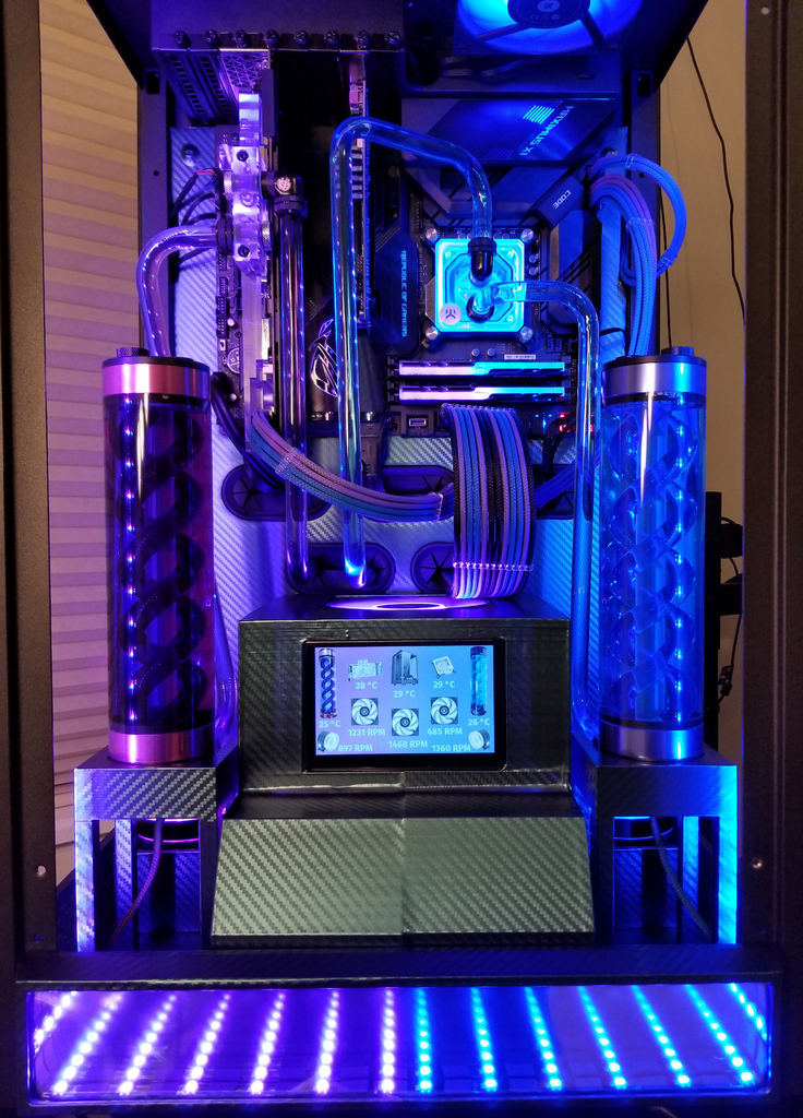 Infinity Mirror for Thermaltake Tower 900 computer case