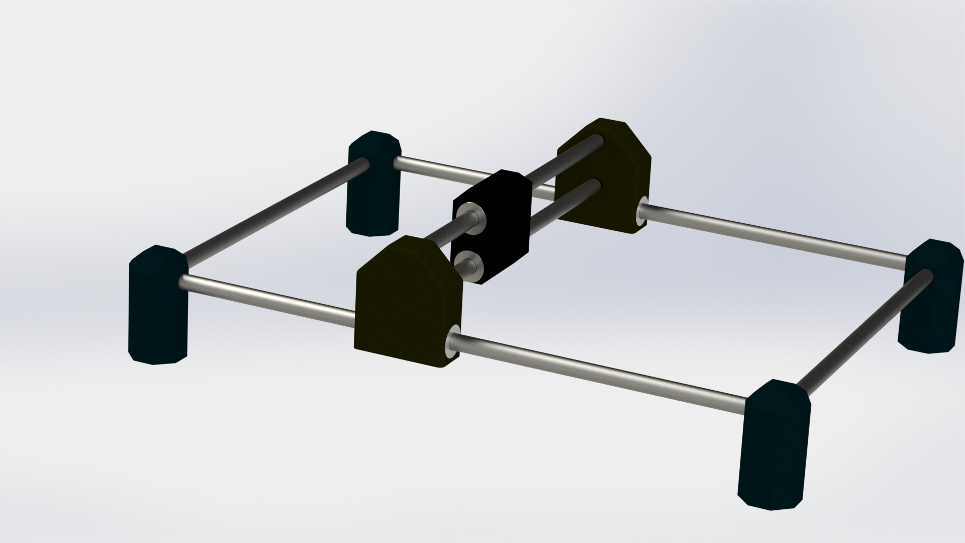 Basic Unpowered XY table with laser pen holder