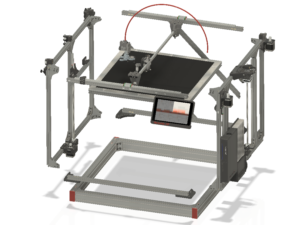 Printfarm Model PF-554 3D Printer - Frame Assembly