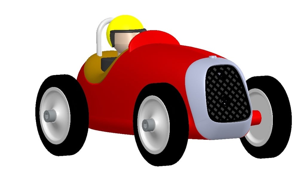 Red Racing car toy