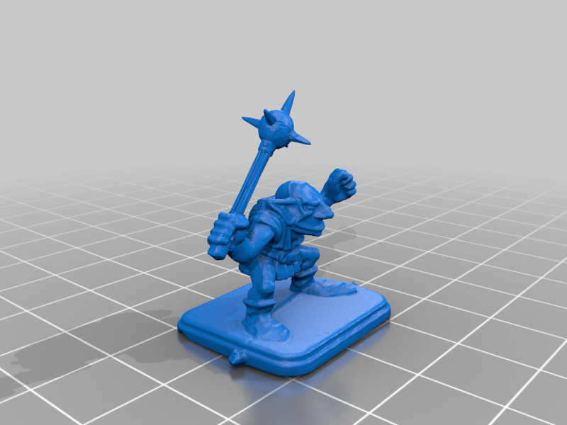 heroquest goblin with mace