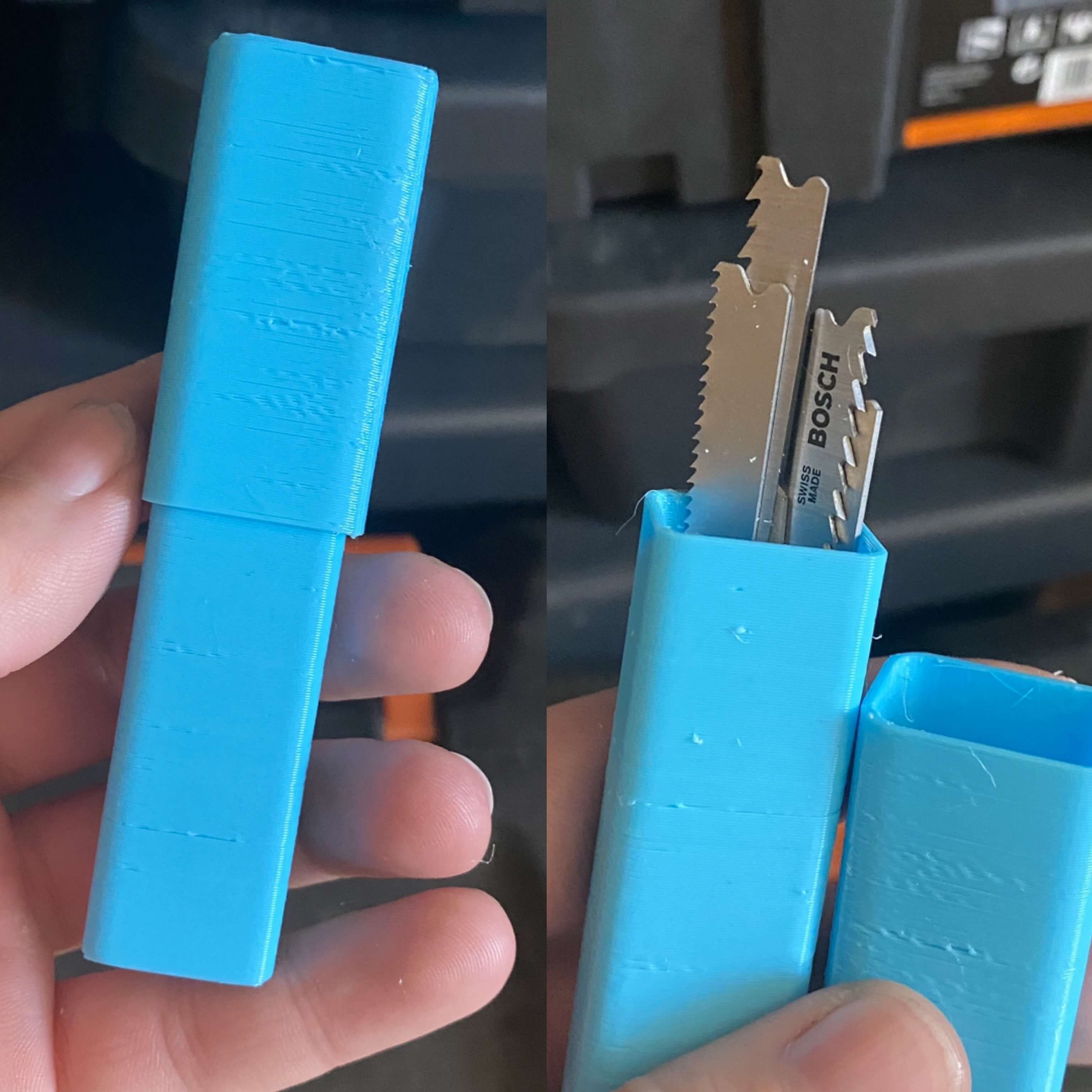 Customazible Box for drill/router bits