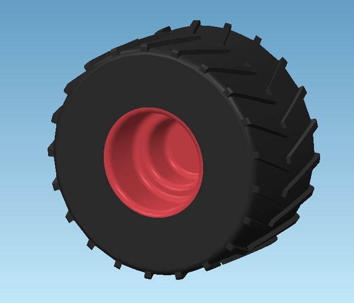 Hot Wheels Monster truck Wheel (Cheap replacment)