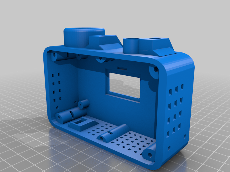 Case for Weatherduino AQM II with holder for Dostmann Stevenson Screen