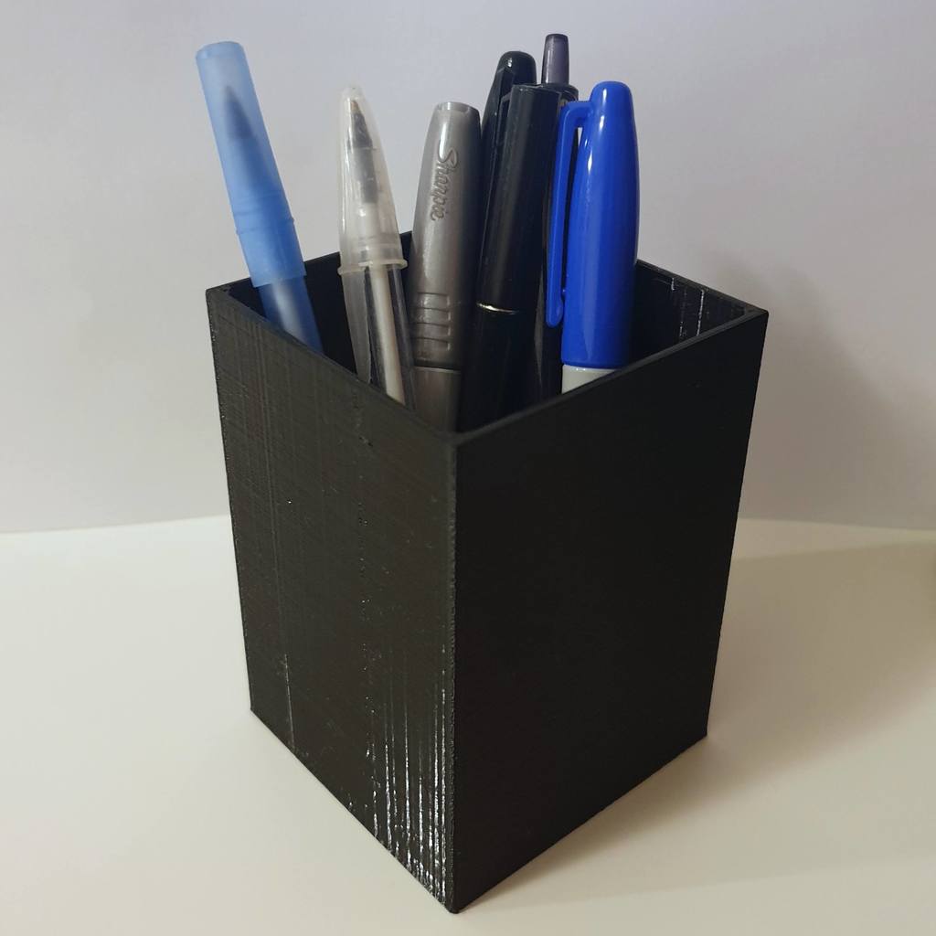 Rectangle, cube, cup pencil/pen holder