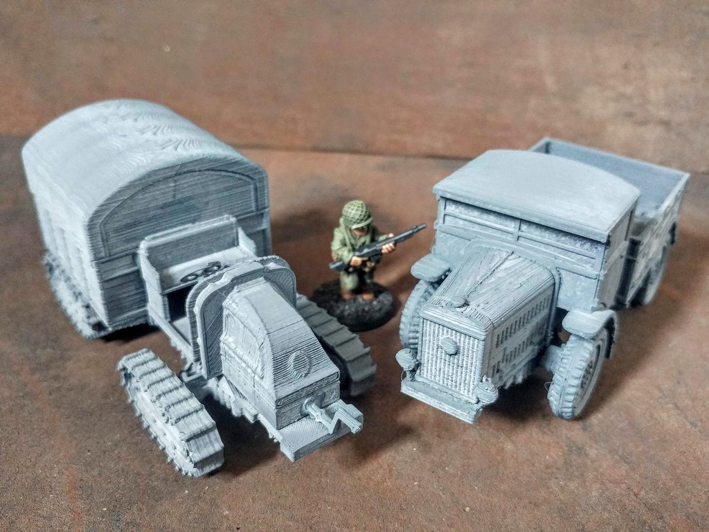 Latil Tar 4x4 easy print 3D model