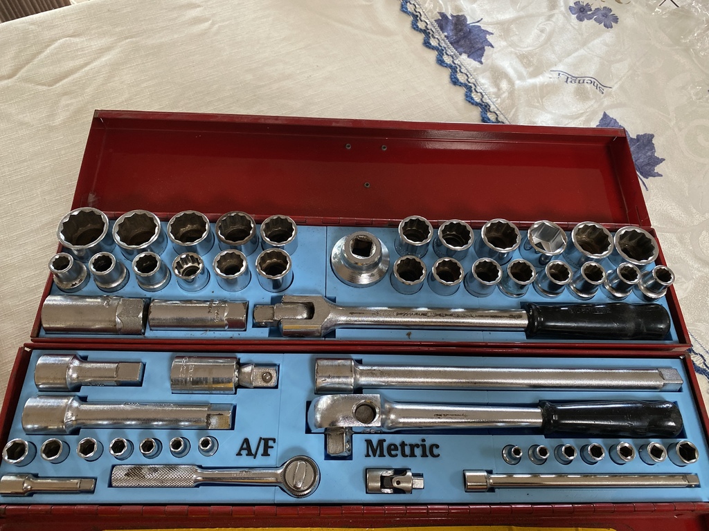 Sidchrome socket set replacement trays Metric and AF 1/2" and 1/4" drive
